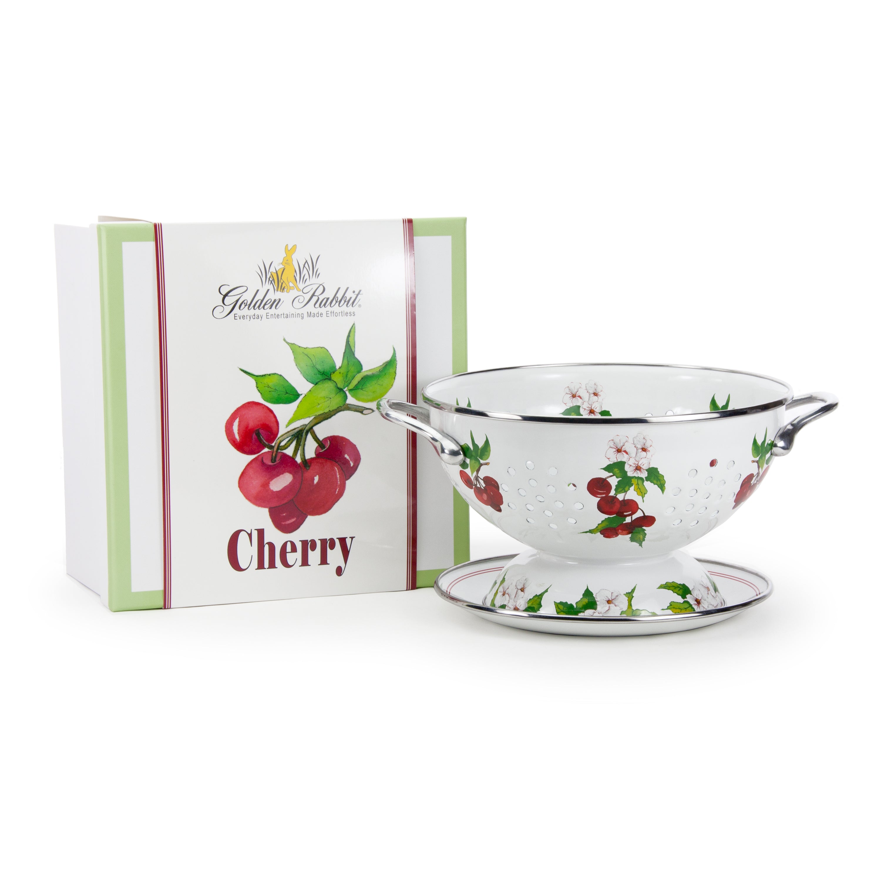 Colander Set in Cherry