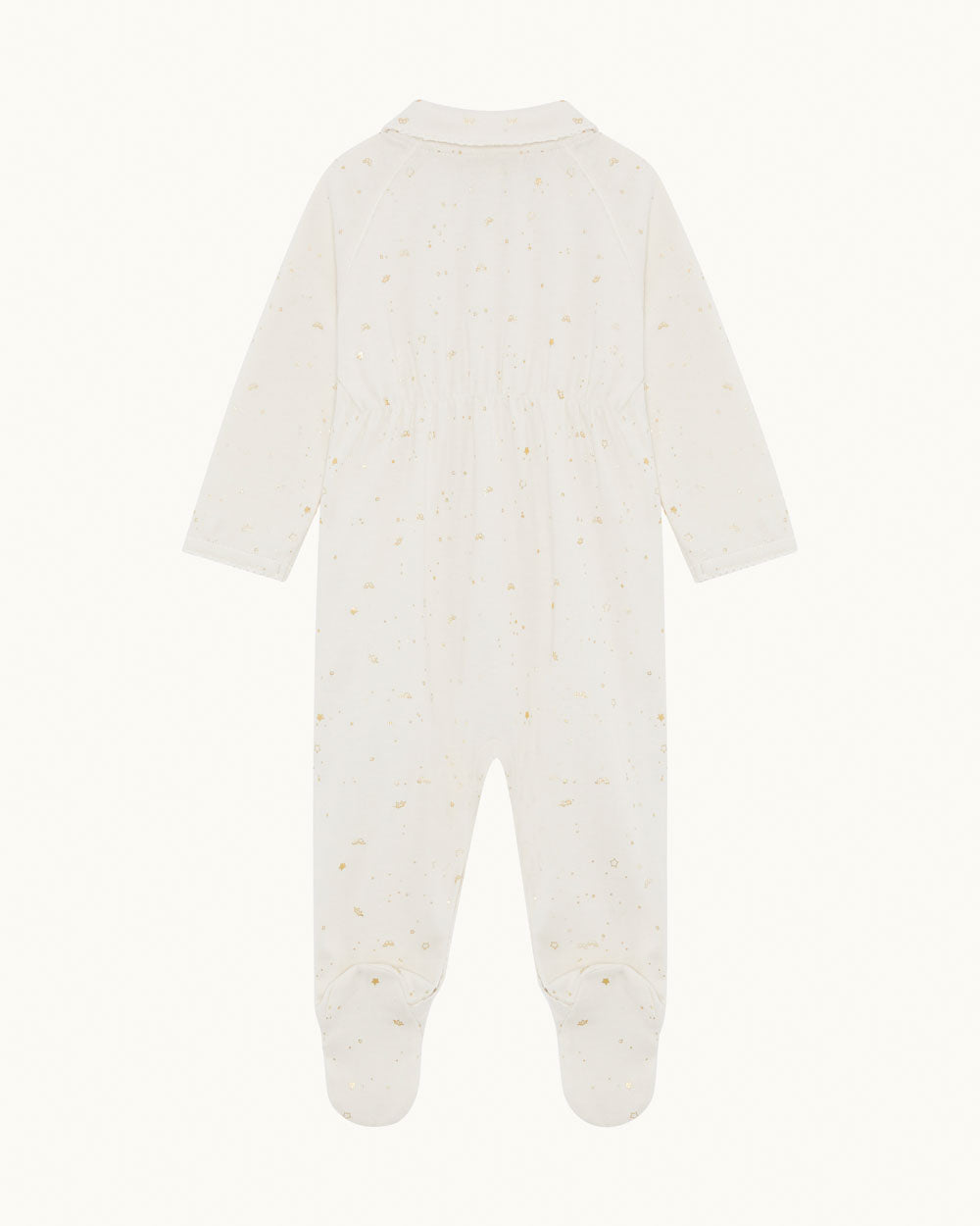 Charles Star & Crown Sleepsuit in Natural