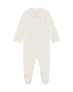 Charles Star & Crown Sleepsuit in Natural