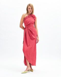 Charlotte Gown in Coral
