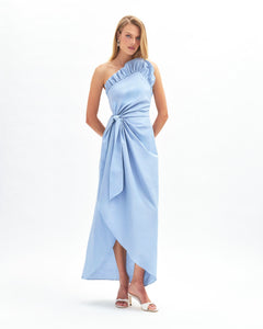 Charlotte Gown in Harbor Blue