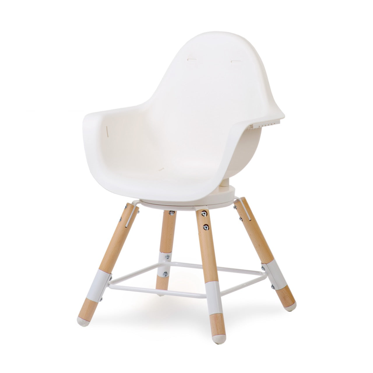 CHILD EVOLU ONE 80 ハイチェア 回転式 ホワイト Childhome Evolu ONE.80° High Chair | Over The Moon