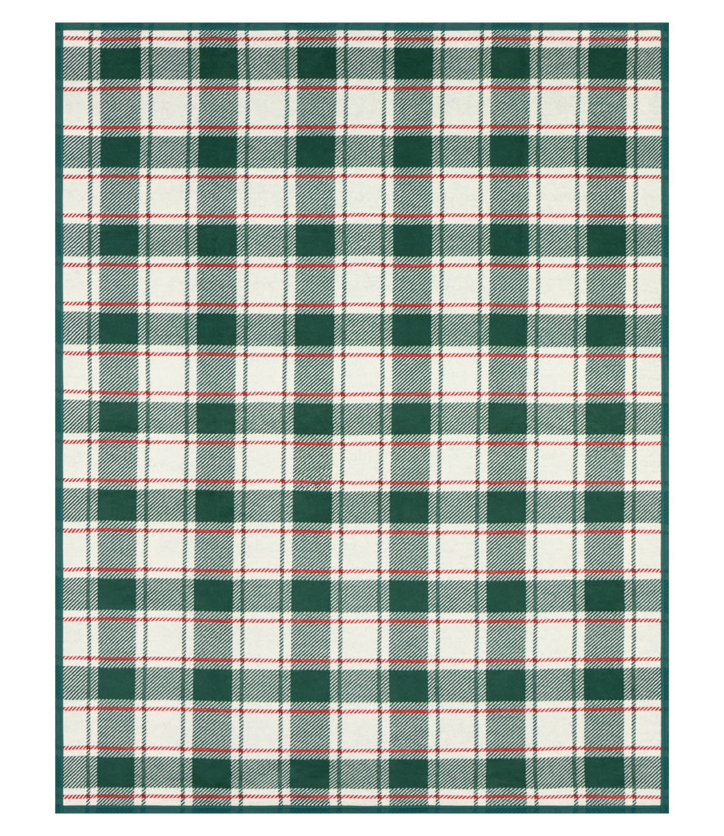 Christmas Check Blanket