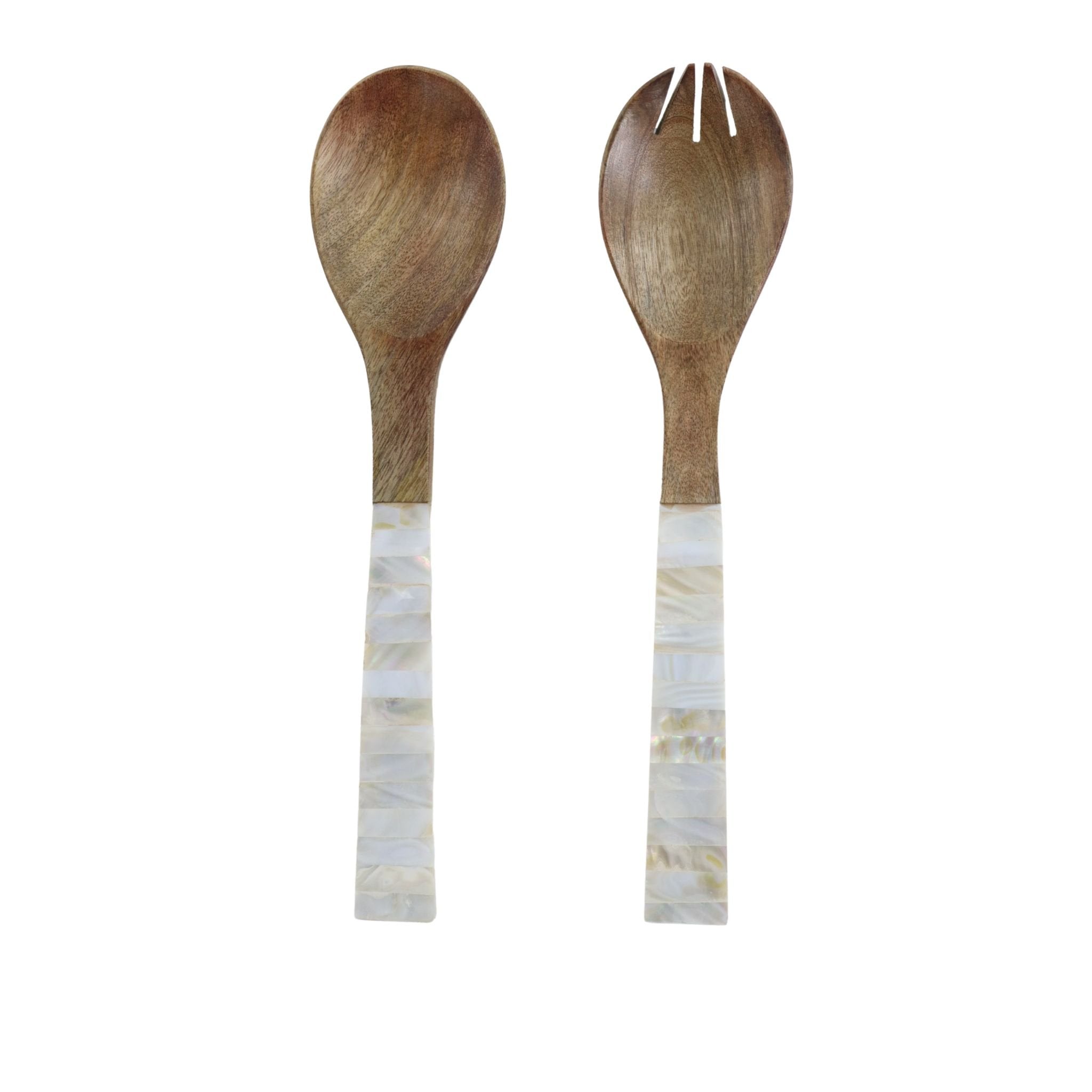 Archipelago Set of 2 Mother of Pearl Servers
