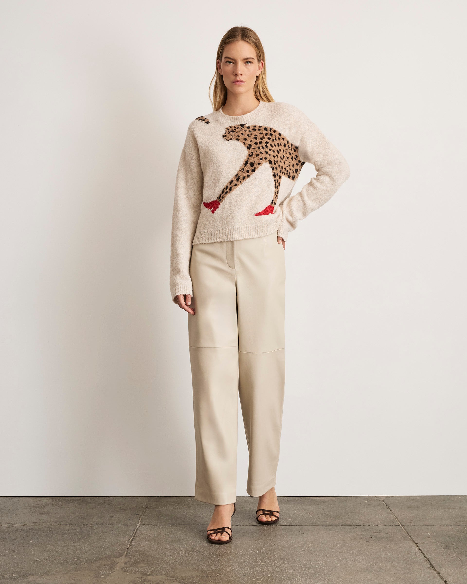 Cindy Sweater in Bone Multi