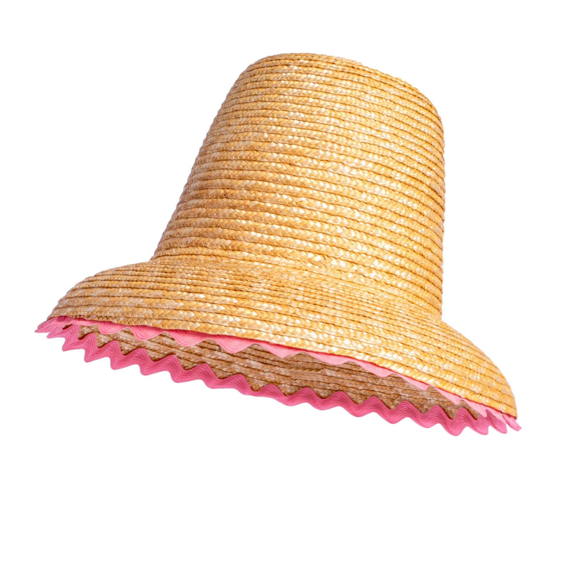 Wavy Hat in Rose