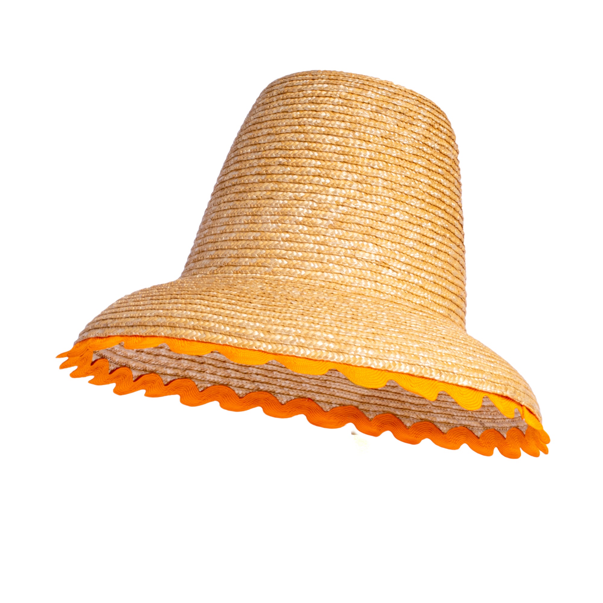 Wavy Hat in Tangerine