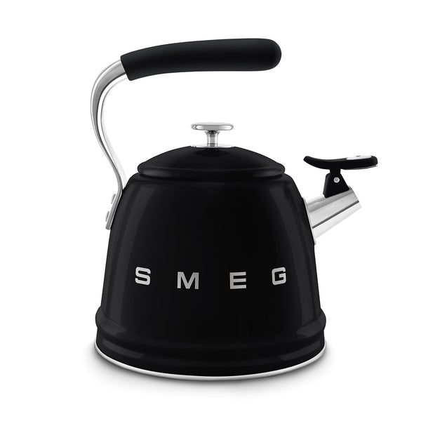 SMEG Whistling Kettle in Black