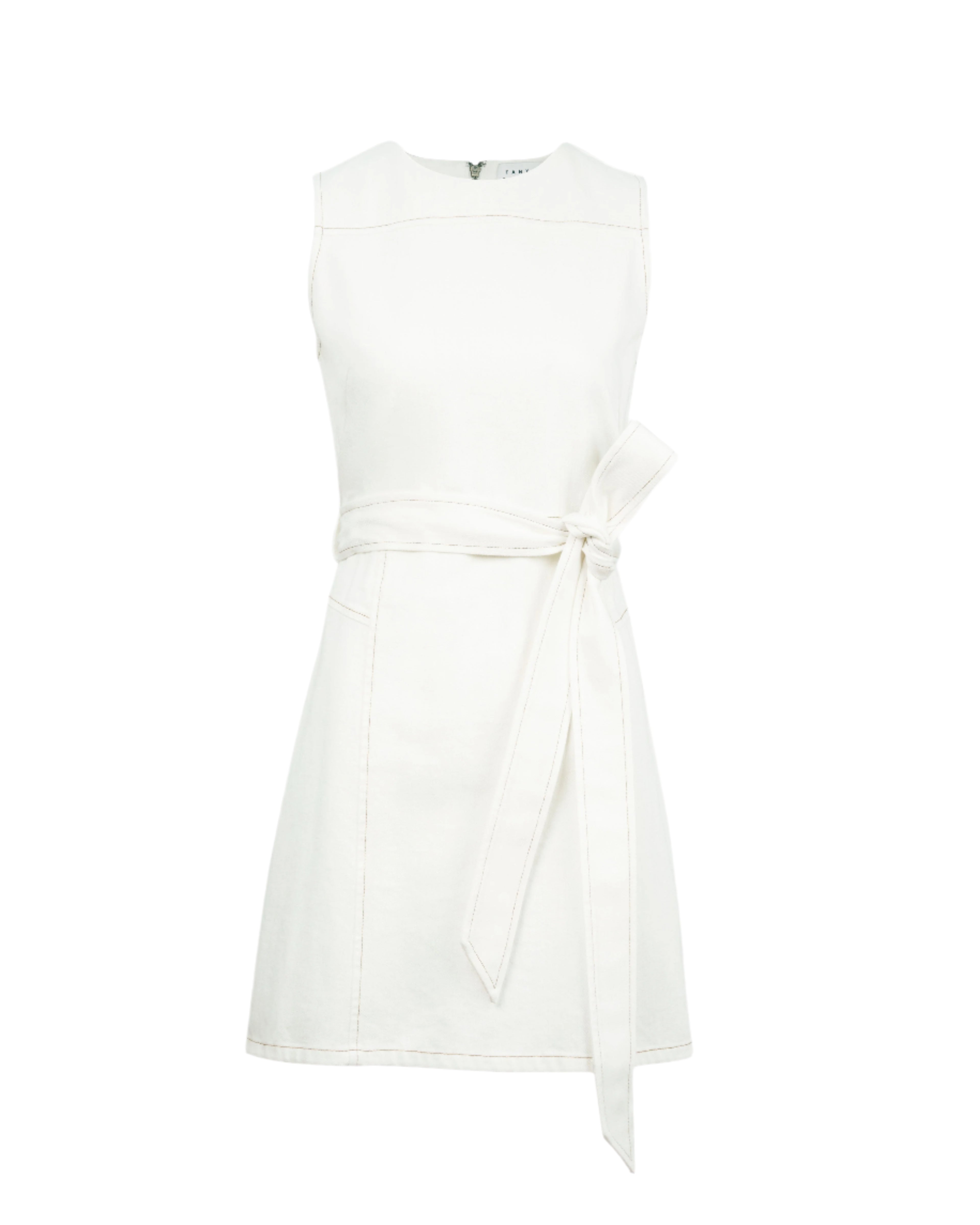 Claudia Dress in Chalk