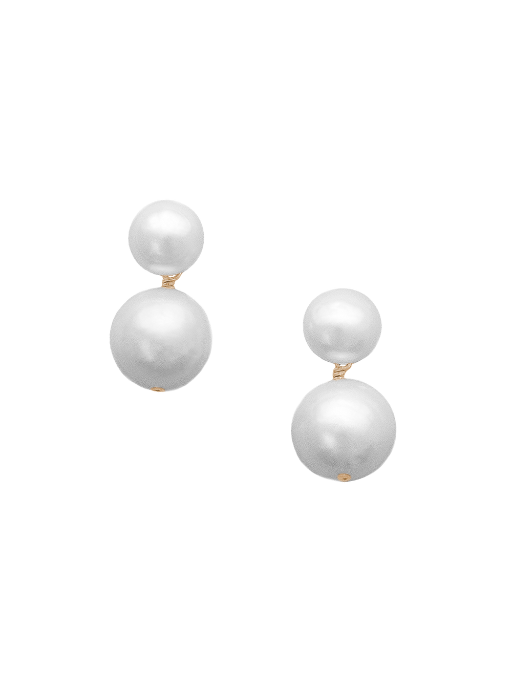 Cleo Earrings in White