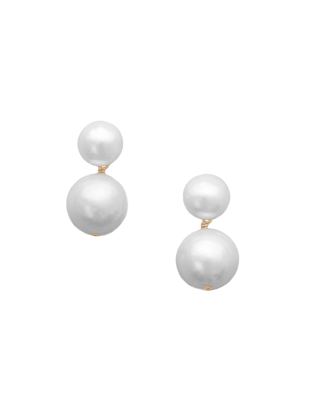 Cleo Earrings in White
