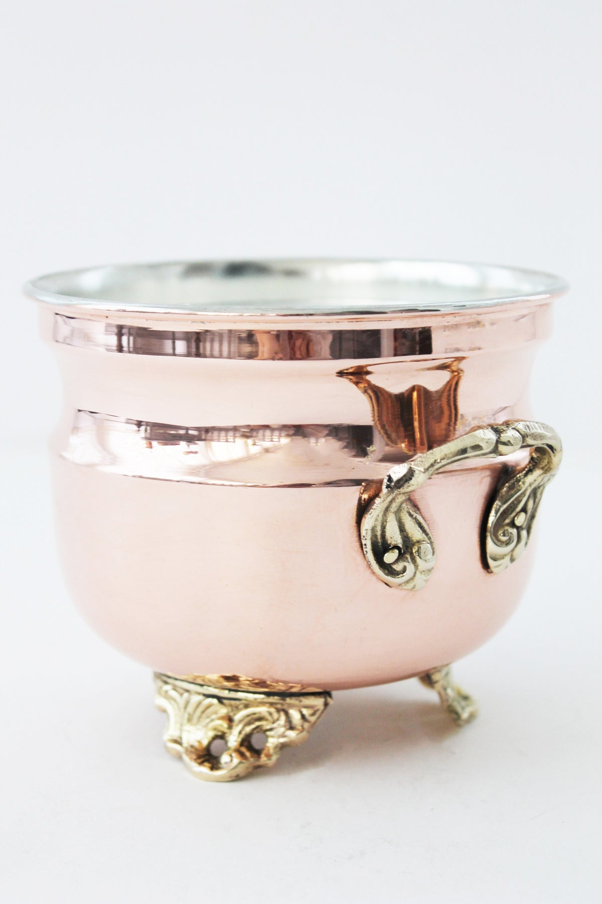 CMK Vintage French Inspired Grapefruit Mint Jardiniere Candle