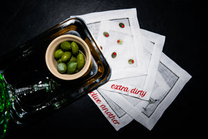 Martini Cocktail Napkins, Set of 4
