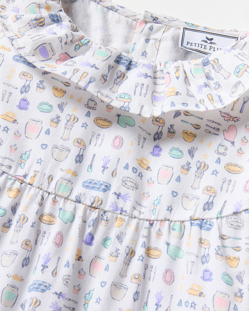 Kid’s Twill Scarlett Nightgown in Baking Spirits Bright