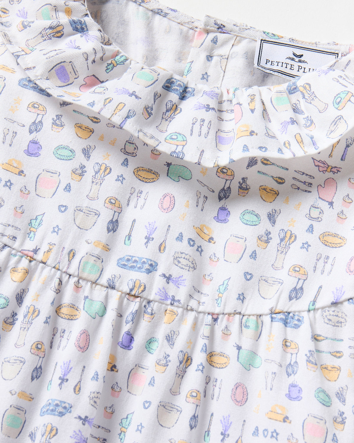 Kid's Twill Scarlett Nightgown in Baking Spirits Bright