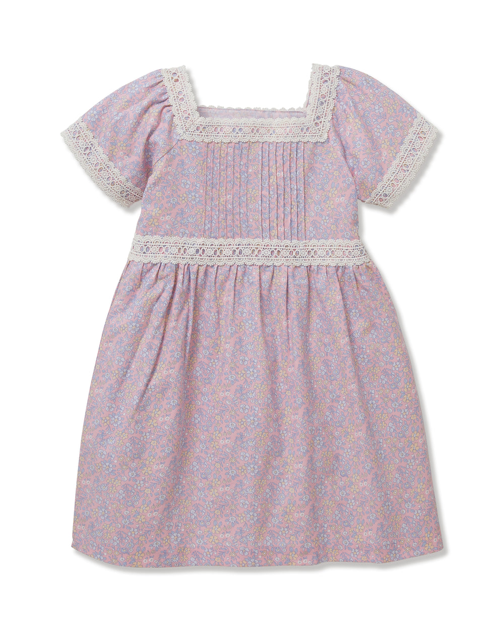 Girl's Twill Juliette Nightgown in Fleur Blush