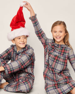 Girl's Brushed Cotton Scarlett Nightgown in Westminster Tartan