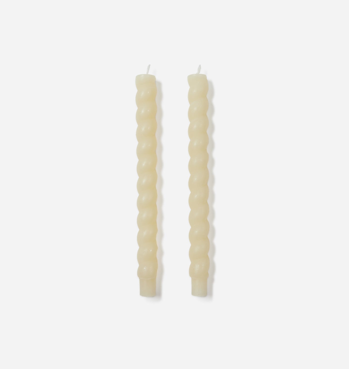 Braided Taper Candle S/2