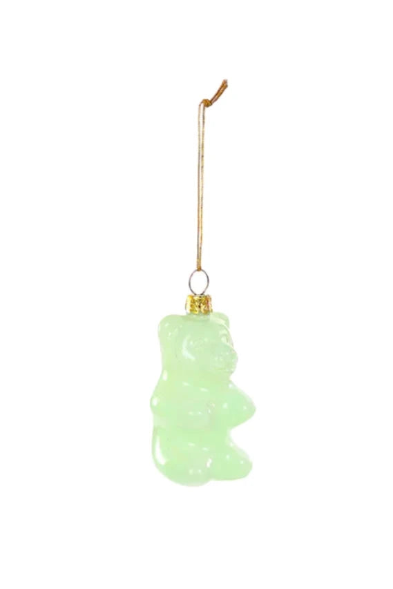 Jumbo Gummy Bear Ornament in Pastel Green