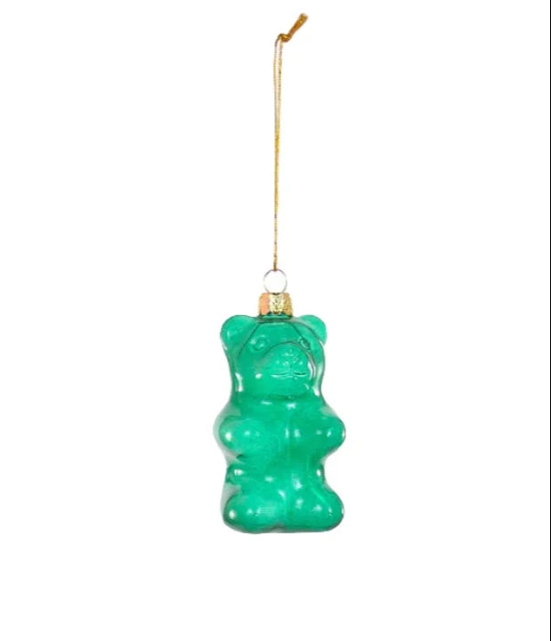 Jumbo Gummy Bear Ornament in Green