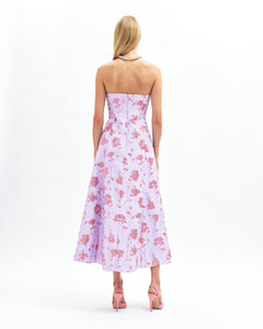 Colette Dress in Lilac Multi