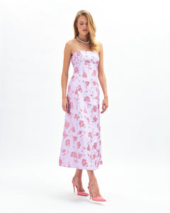 Colette Dress in Lilac Multi