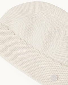 Collins Cotton Hat in Milky White