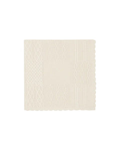 Colt Cotton Blanket in Milky White