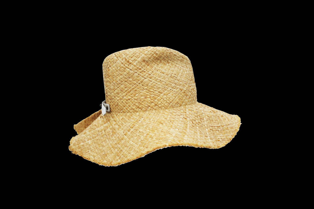 Commando Hat in Natural/White