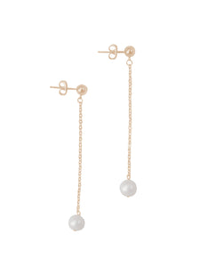 Connie Earrings in White
