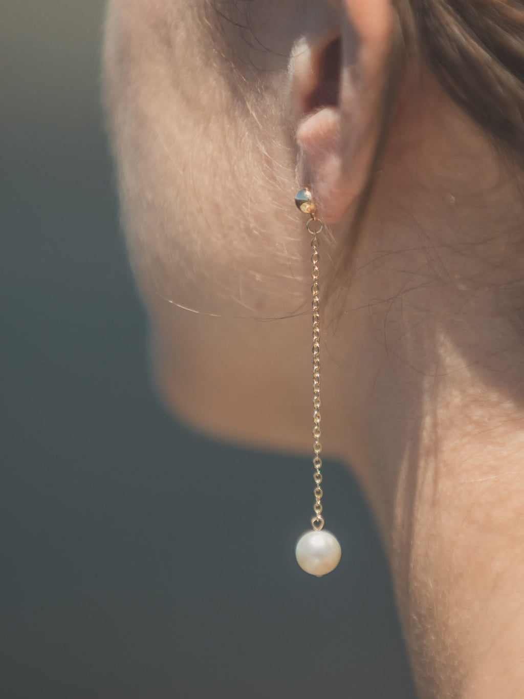 Connie Earrings in White