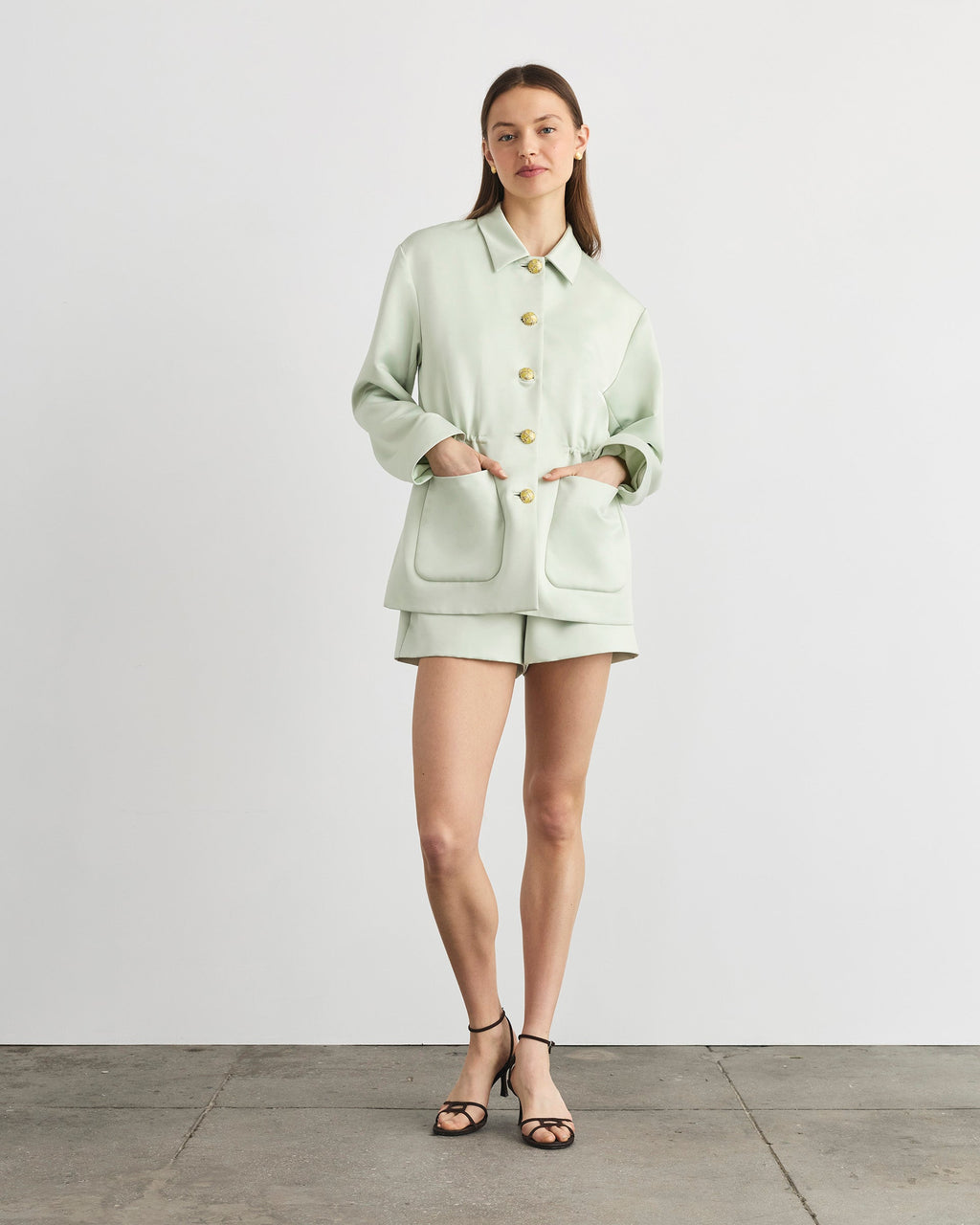 Conrad Jacket in Light Seaglass