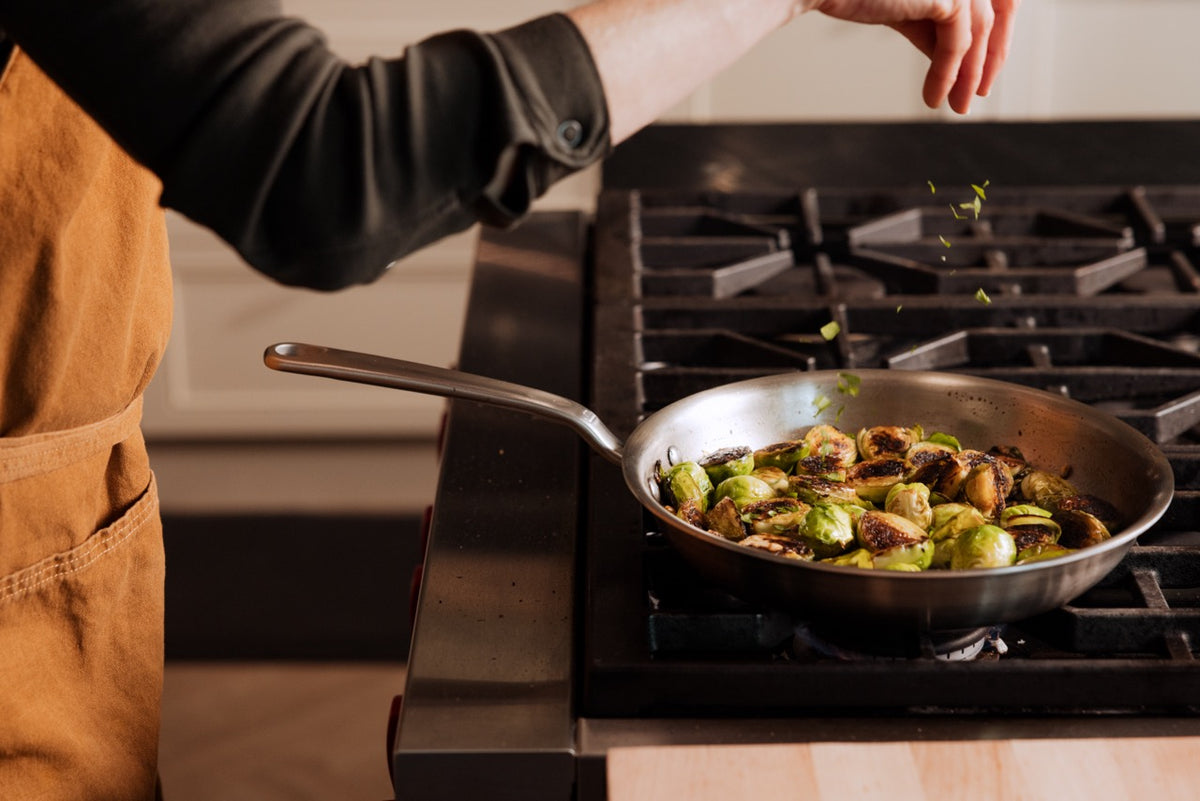 Stainless Clad Fry Pan 10"
