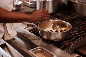 Stainless Clad Saucier in 2 QT