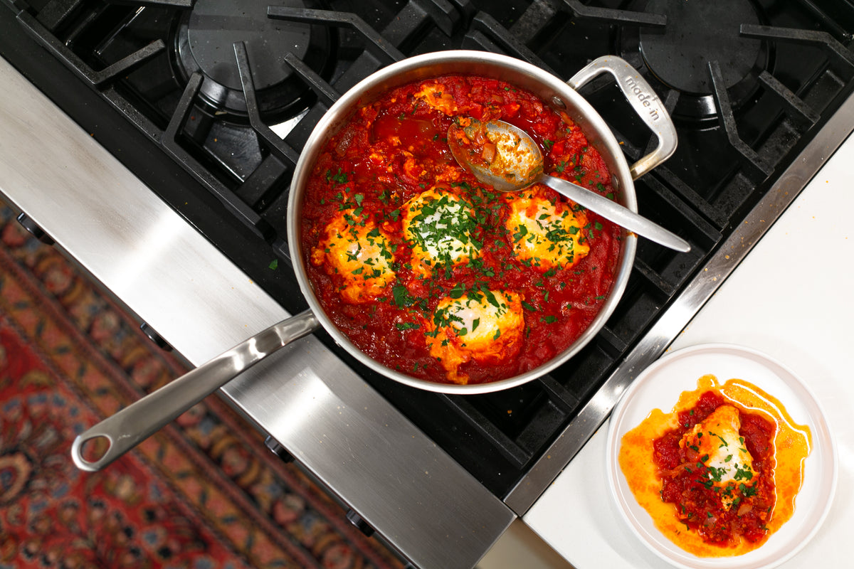 Stainless Clad Saucepan in 2 QT