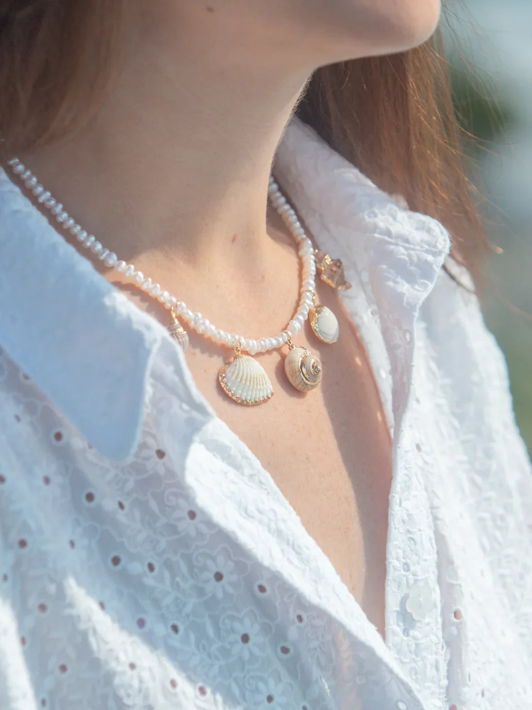 Coral Necklace in Multi