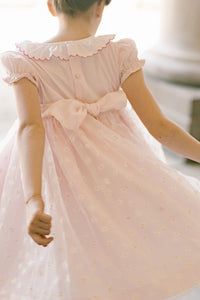 Cordelia Pink Sleeveless Empire Dress