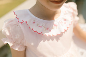 Cordelia Pink Sleeveless Empire Dress