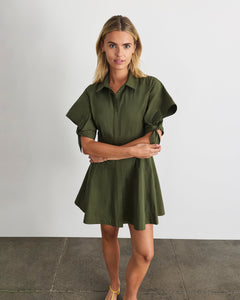 Corinna Dress in Army