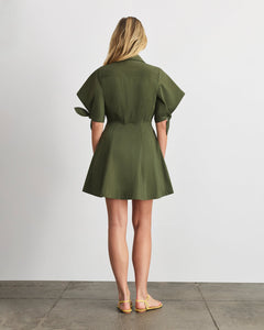 Corinna Dress in Army