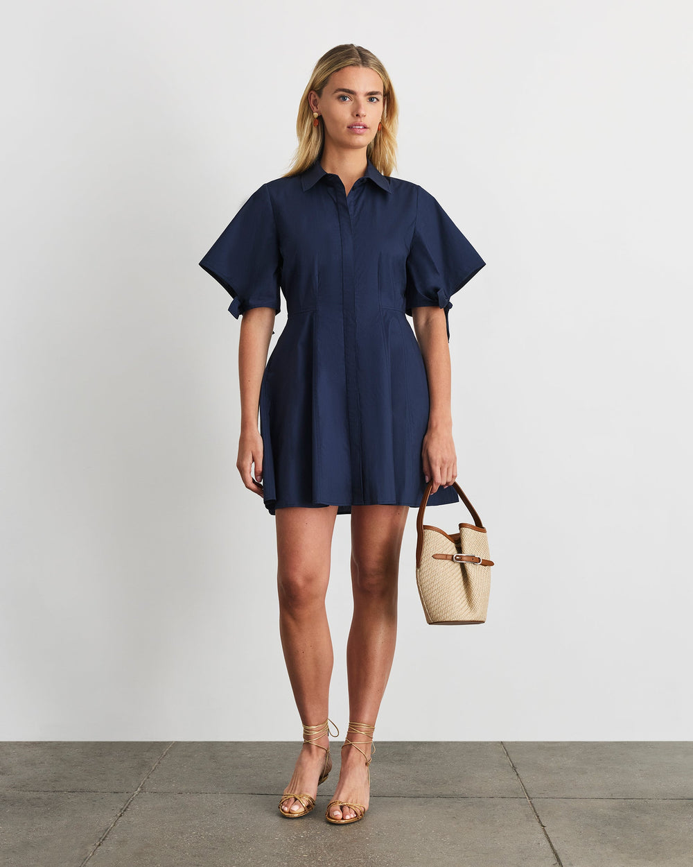 Corinna Dress in Maritime Blue