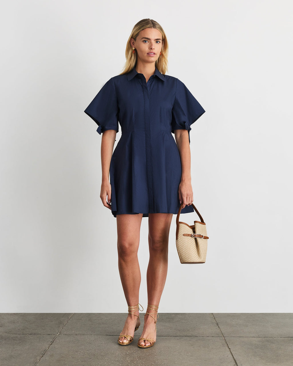 Corinna Dress in Maritime Blue