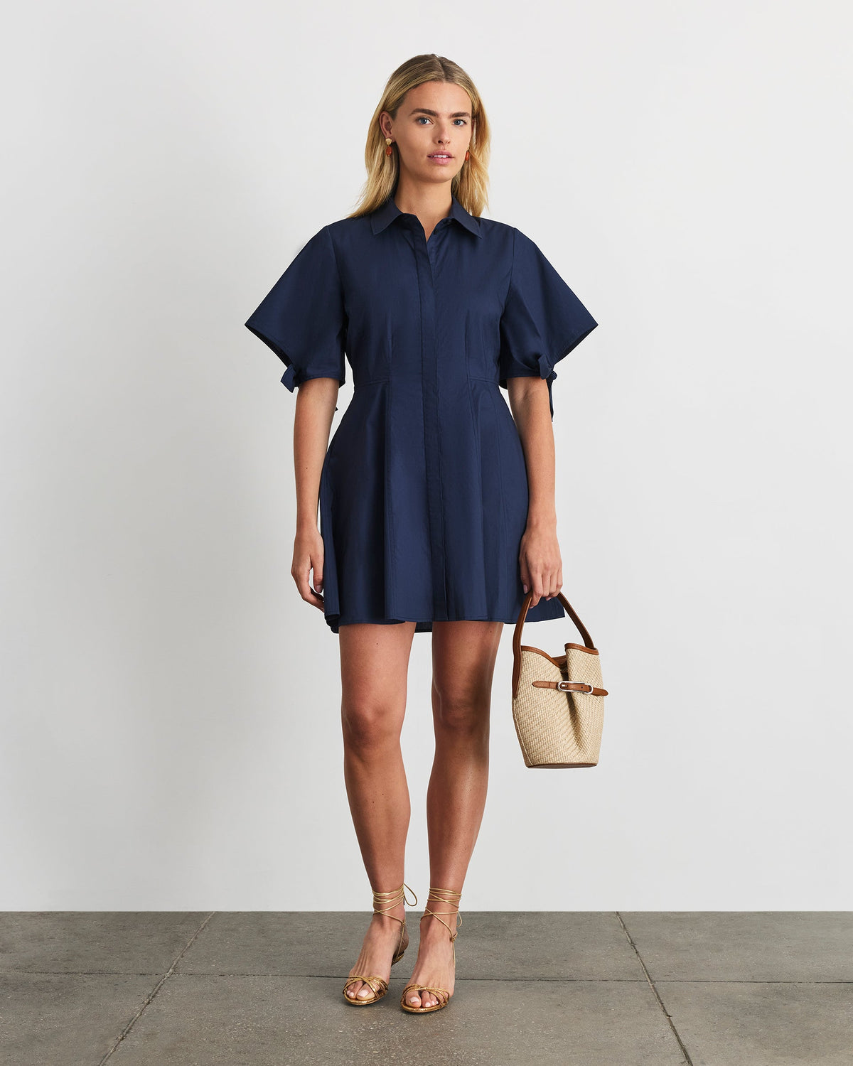 Corinna Dress in Maritime Blue