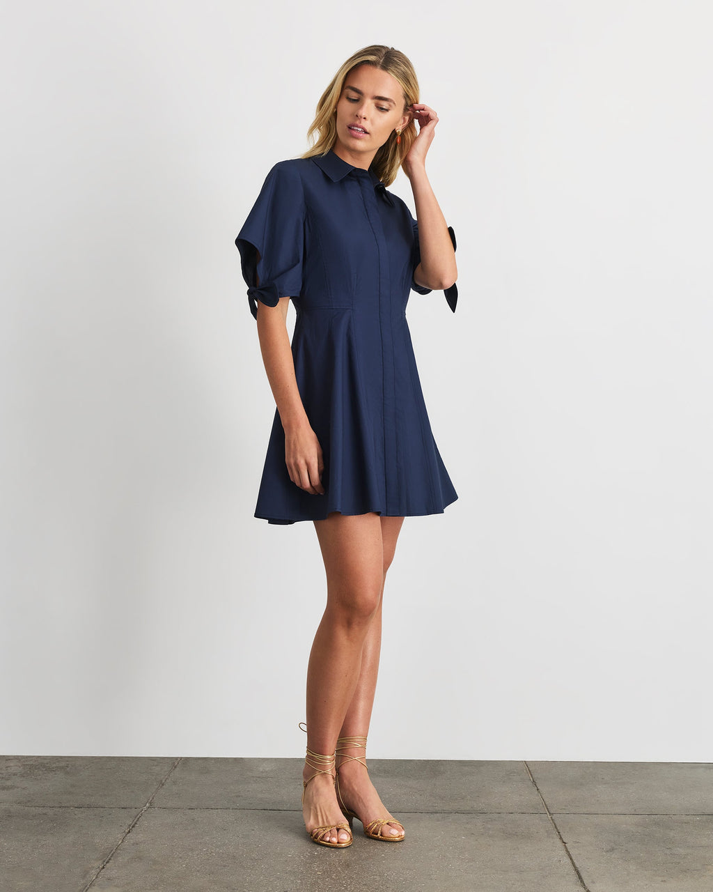 Corinna Dress in Maritime Blue