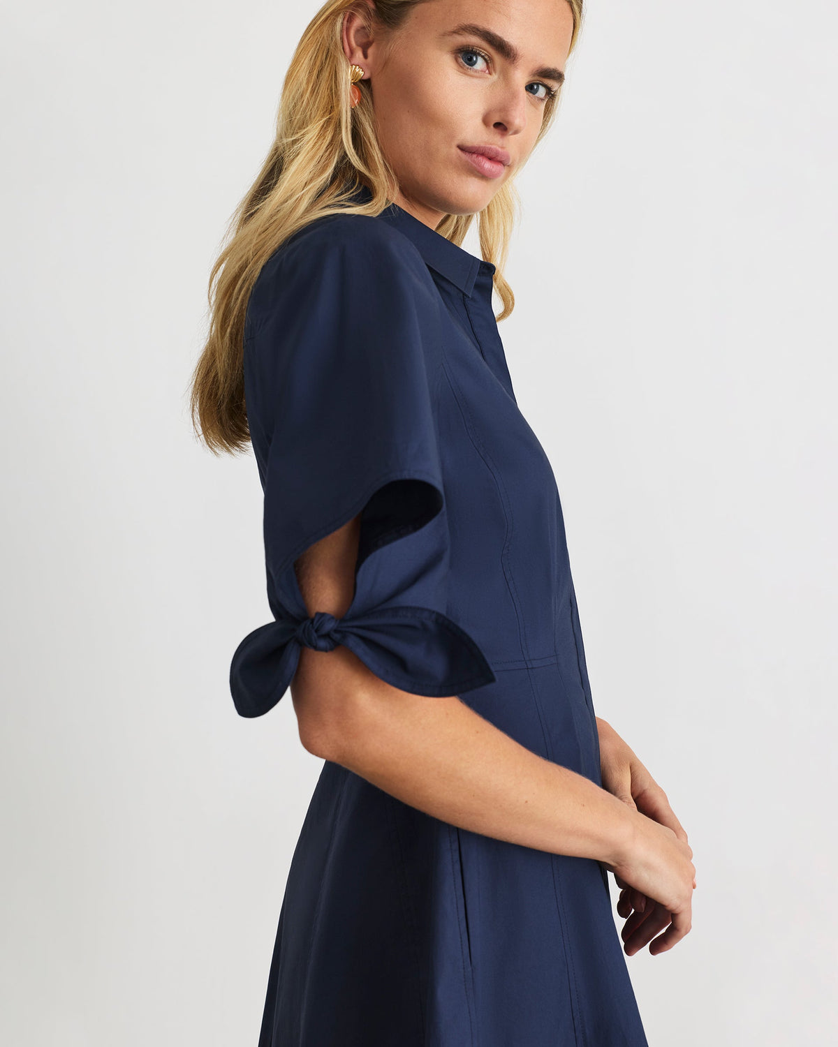 Corinna Dress in Maritime Blue