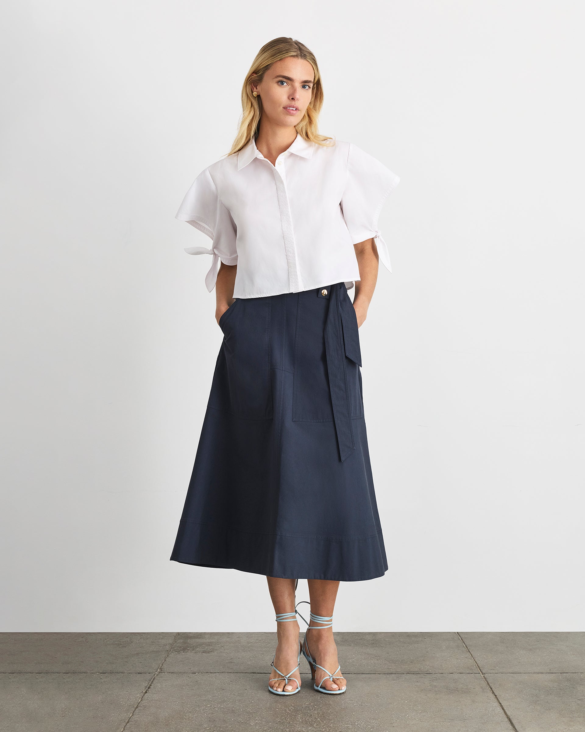 Corinna Top in Optic White