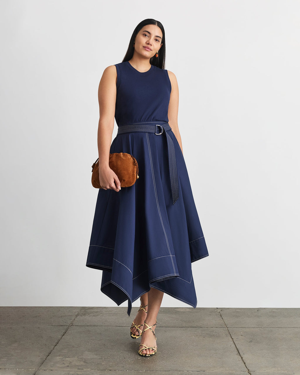 Cornelia Dress in Maritime Blue