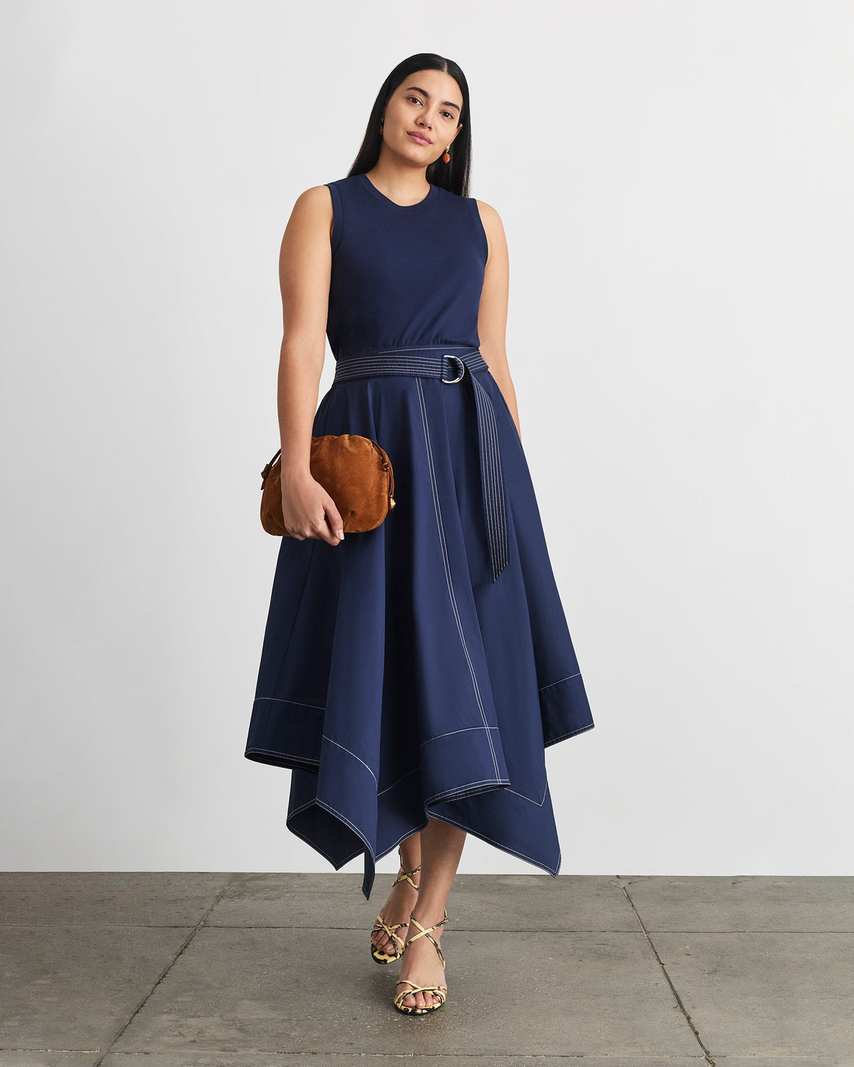 Cornelia Dress in Maritime Blue