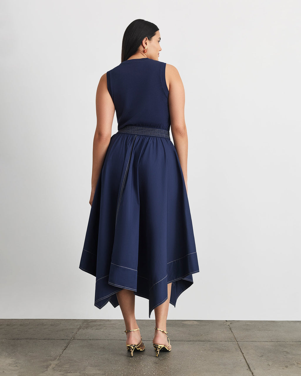 Cornelia Dress in Maritime Blue