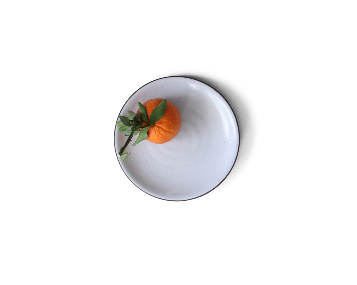 7" Coupe Share Plate (Toasted/White)